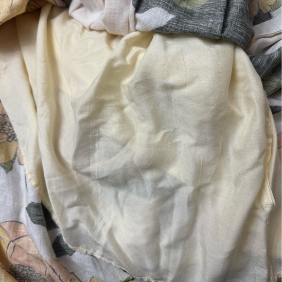 Farm Rio Anthropologie Cream Maxi Dress with Yellow Floral Print - Picture 13 of 13